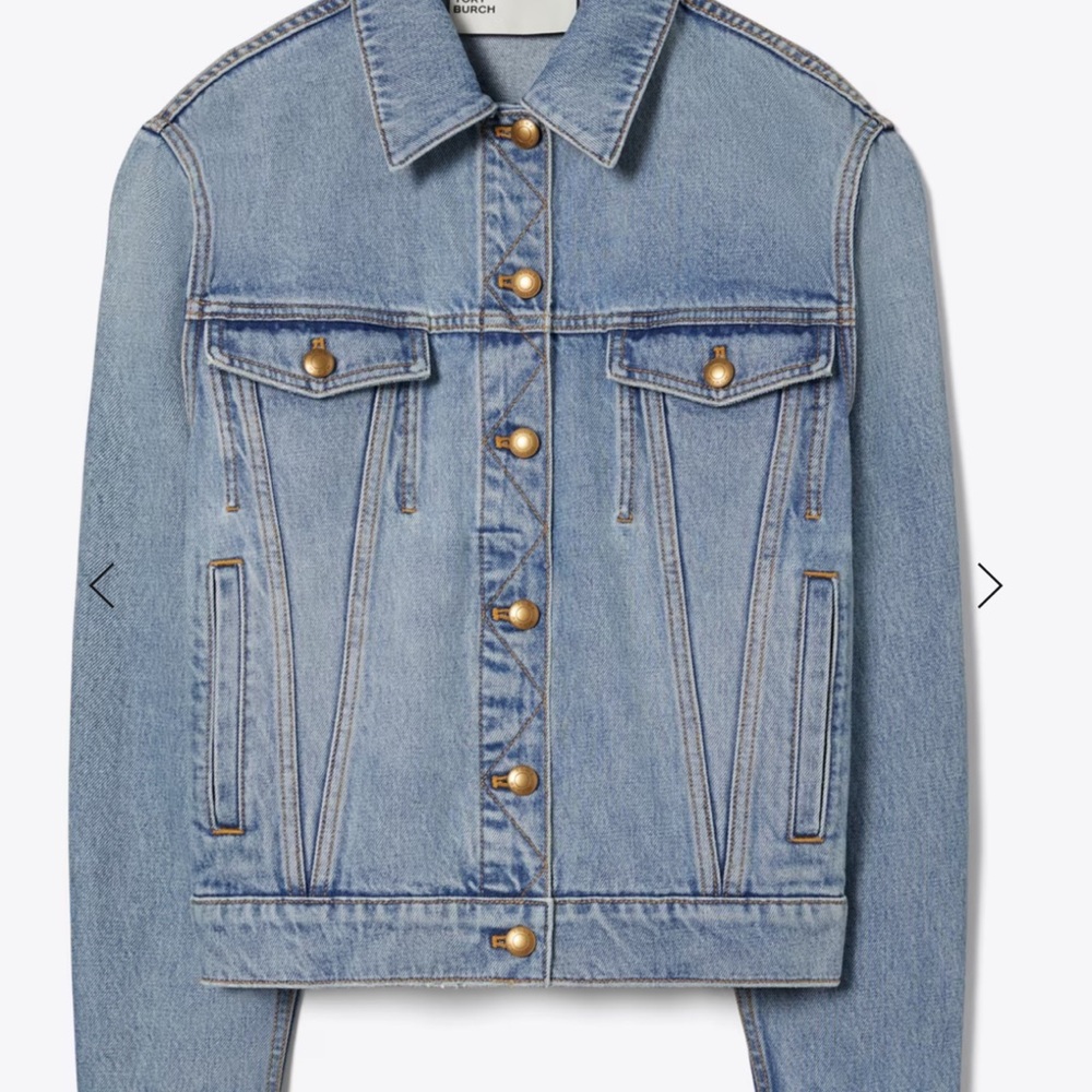 NWT TORY BURCH Blue Denim Jacket